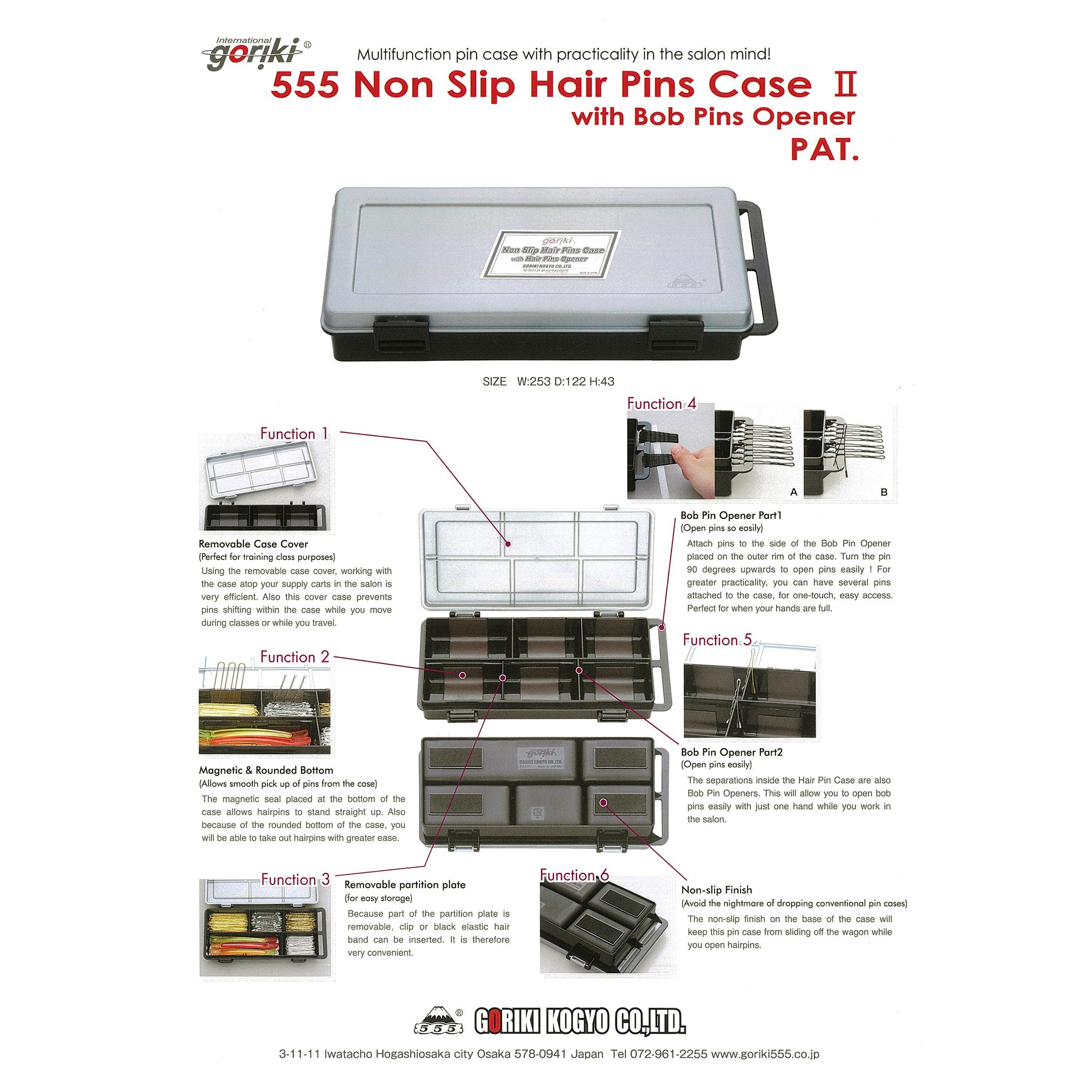 Goriki Magnetic Pin Box