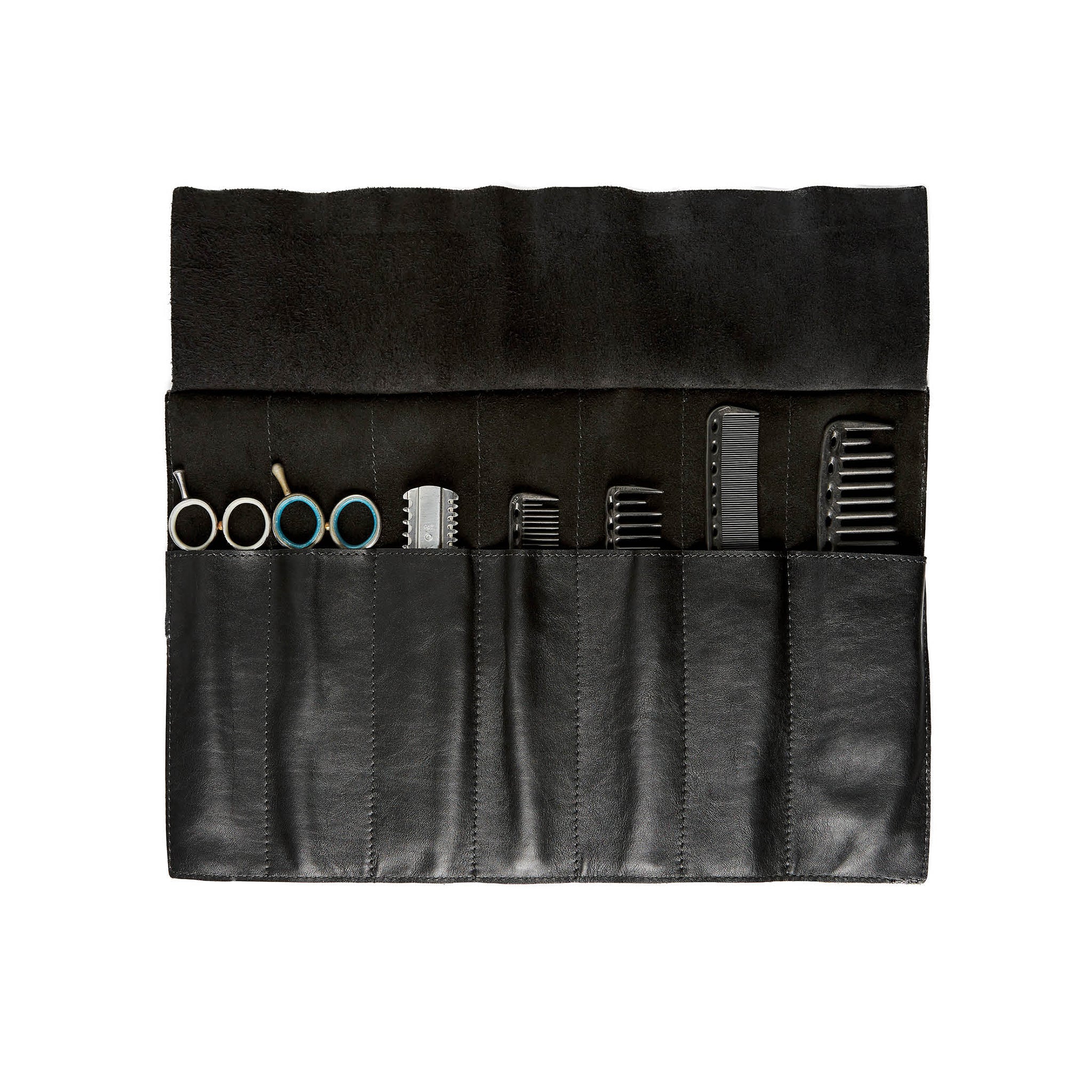 Bespoke leather scissor roll